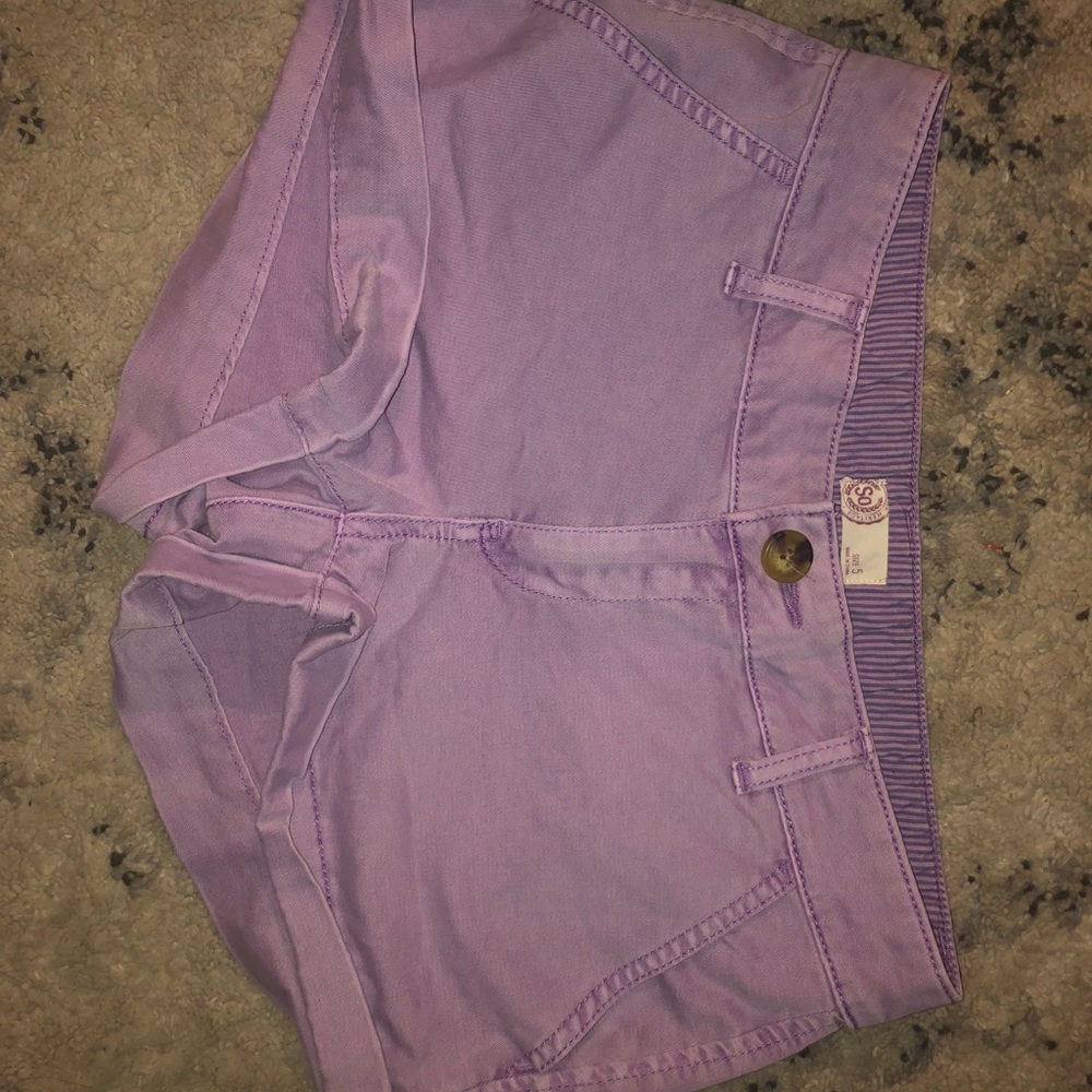 Purple shorts